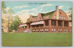 The Lexington Country Club Clubhouse Lexington, KY Blank Back Postcard Golf - Picture 1 of 4