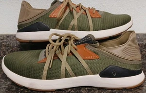 OluKai Mio Li Schuhe Herren Größe 9,5 olivgrün leichte Sneaker 10440-HGLR - Bild 1 von 7