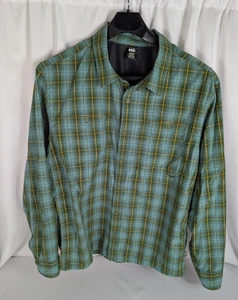 REI Co-op Hemd Herren 2XL grün kariert leichtes Outdoor Wanderhemd - Bild 1 von 13