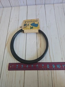 EZ Rings Hoops Handles for Handbags Black Acrylic 8" Diameter Pair  - Picture 1 of 2