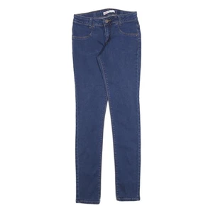 LEVI'S 710 Girls Jeans Blue Slim Skinny Denim W25 L30 Stretch Zip Fastening - Picture 1 of 6