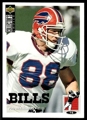 Pete Metzelaars 1994 Collector's Choice #211 Buffalo Bills Football Card - Image 1 of 2