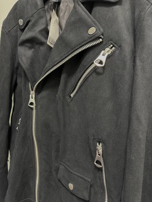 HM куртка мужская средний замши мотоциклиста куртка винтажный вид - Изображение 1 из 4
