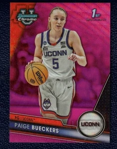 2023 Bowman U Chrome #90 ~ Paige Bueckers RC ~ Pink Wave /125 ~ UConn ~ Dallas - Bild 1 von 2