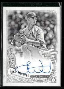 2017 Topps Gypsy Queen #GQA-LW Luke Weaver RC AUTO autografo nero-bianco #/99 - Foto 1 di 2