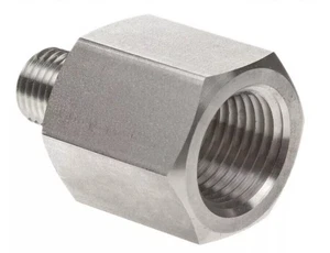 3/8" MNPT x 1/2" FNPT 316ss Reducing Adapter Parker 8-6 RA-SS - Picture 1 of 2