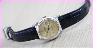 Rolex SPECIAL DIAL 16233 Men's 36mm DATEJUST QUICK SET AUTOMATIC Cal 3135 Mov - Picture 1 of 17