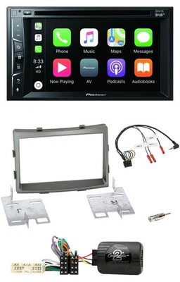 Pioneer Lenkrad USB DVD Bluetooth DAB 2DIN Autoradio für SSangYong Rodius ab 201 - Bild 1 von 4