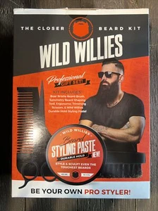 Wild Willies, The Closer Beard Kit, Professional Gift Set - Picture 1 of 4