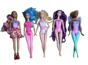 Barbie Dolls Mattel 1999-2015 (Lot of 5 Dolls) Genuine Mattel Dolls L2 - Picture 1 of 7