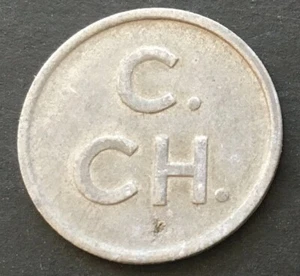 Ficha del Congo Belga C. CH. Star Compagnie du Kasai 1901-1961 Bélgica Zinc  - Imagen 1 de 2
