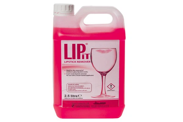 LIPIT BY WE CAN SOURCE IT LTD Lipit 2.5L Lipstick Remover Refill Quash Compatible Glass Cleaner for Barware