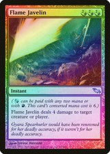 Flame Javelin FOIL Shadowmoor PLD Red Uncommon MAGIC GATHERING CARD ABUGames