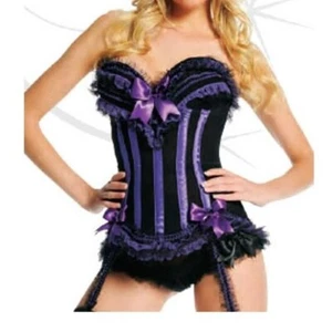 New Starline carousel cotton candy ruffle bow corset - Picture 1 of 3