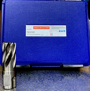 7Pcs HSS Rotabroach Annular Cutter Set Size(13/14/16/18/22/26MM) Universal Shank - Picture 1 of 5