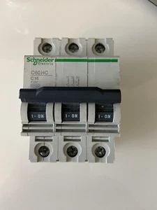 Schneider 3 Phase Mcb C60hc 16amp Type C - Picture 1 of 2