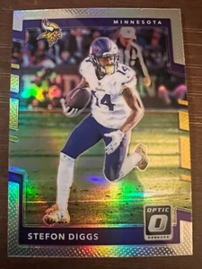 2017 Donruss Optic #54 Stefon Diggs Silver Prizm Vikings Football Card - Picture 1 of 2