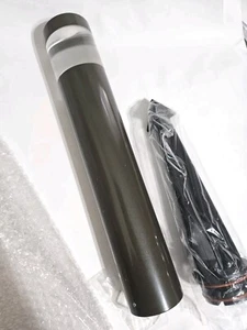 14" Luxor LED Bollard Post Patio/Pathway Lighting 3D Board Bronze Metallic - Picture 1 of 7