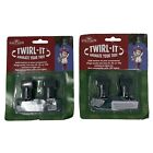Kurt Adler Twirl-It Motor Pigtails 2 Sets of 2 Add Motion to Christmas Ornaments