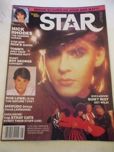 Rick Springfield, Nick Rhodes, Menudo - Tiger Beat Star Magazine 1984 - Picture 1 of 12