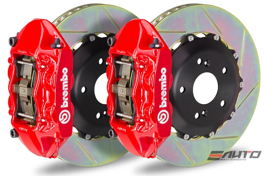 Brembo Freno Delantero GT BBK 4 Pistones Rojo 328x28 Rotor Ranura para Miata MX-5 MX5 16-17 Foto 1 de 1