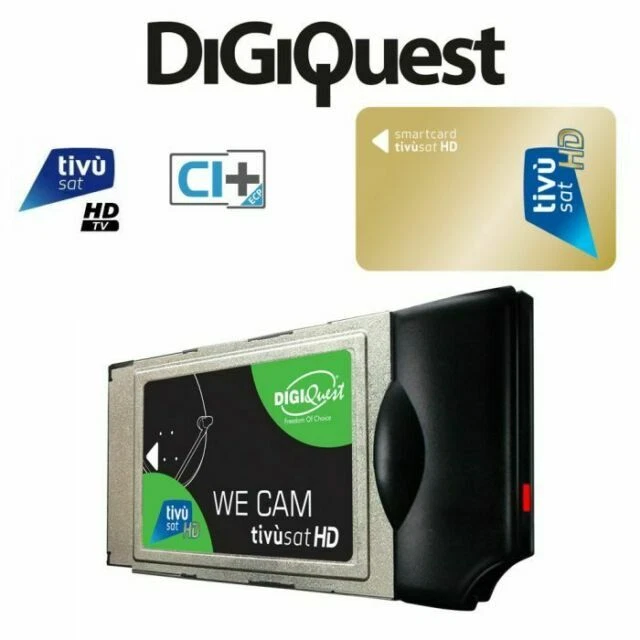 DiGiQuest WE CAM Tivùsat HD CI+ Modul - Schwarz