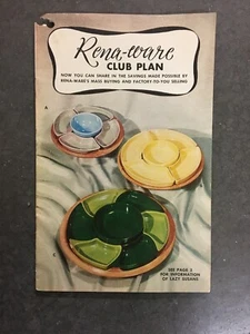Vintage RENA WARE CATALOG - Picture 1 of 5