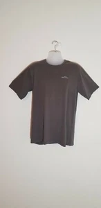 Eddie Bauer Large Men's Short Sleeve Forest Green T shirt w/logo on front left - Picture 1 of 5