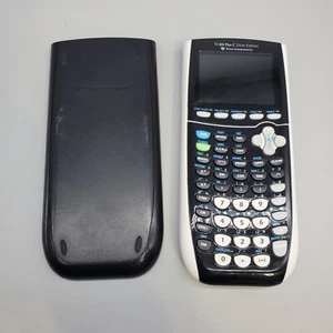 Texas Instrument TI-84 Plus C Silver Edition graphischer Taschenrechner + Deckel getestet - Bild 1 von 3