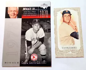 1978 Upper Deck Peter Gammons What If Rivals Carl Yastrzemski #/2150 - Picture 1 of 8