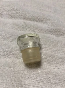 clear glass decanter stopper only - Picture 1 of 6