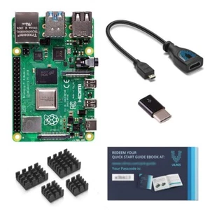 Vilros Raspberry Pi 4 with USB-C & Micro HDMI Adapters Quickstart Guide E-Book - Picture 1 of 13