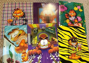 New Vintage 1987 Garfield Mead Portfolio Folder Lot of 6 3 ring - Picture 1 of 6