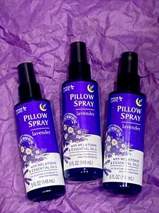 3 PACK Lavender Pillow Spray Mist w/ Melatonin & Essential Oils 5oz ea. New - Picture 1 of 7