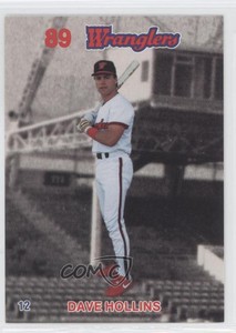 1989 Rock's Dugout Wichita Wranglers Stadium Set Dave Hollins #12