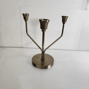 Modern 3-Tier Metal Tapered Candle Candelabra 9.5" - Picture 1 of 10