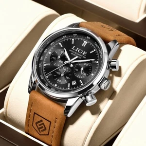 2025 Men's Watch Quartz Analog Date Luminous Waterproof Sport Daily Wriswatches - Picture 1 of 8