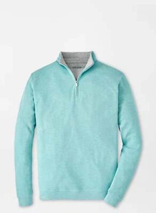 Peter Millar Men’s Crown Comfort Quarter-Zip Pullover Cloud Medium - Picture 1 of 13