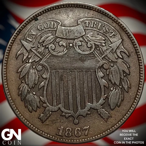 1867 2 Cent Piece  Q8170 Cover