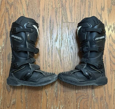 Botas O'Neal Rider MX Motocross Motocicleta Todo Terreno Enduro ATV Hombres Equipo Talla 8 Foto 1 de 4