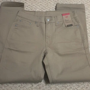 New Levi's Men's 514 Straight Stretch Jeans Tan Size 30x29 - Picture 1 of 9