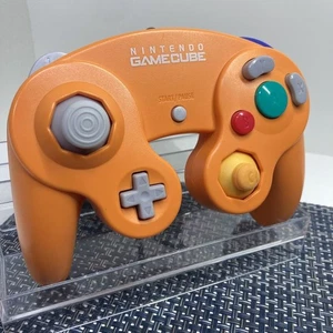 GameCube Controller orange - komplett gewartet & gereinigt, neue Griffe, getestet - Bild 1 von 11