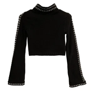 Altar'd State Women's Knit Crop Sweater size XS Black - Picture 1 of 10
