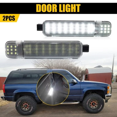 Luz LED de cortesía de puerta para camioneta Chevrolet y GMC C/K 1500 2500 3500 97-2000 XH Foto 1 de 4