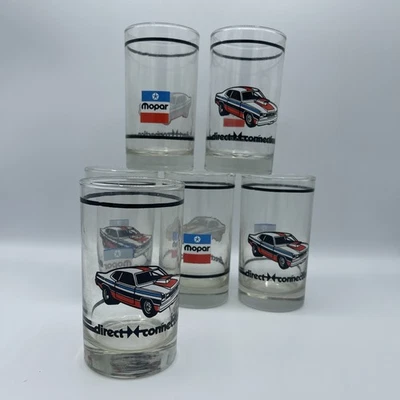 RARO JUEGO DE 6 VASOS MOPAR CON CONEXIÓN DIRECTA RACE DART/DUSTER Foto 1 de 3