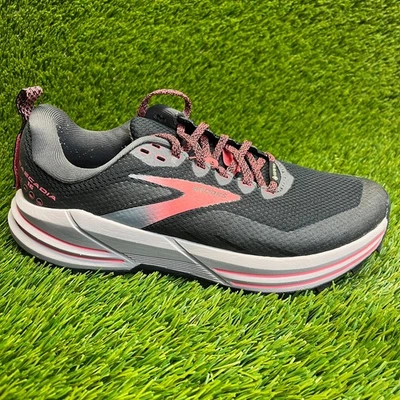 Brooks Cascadia 16 GTX Mujer Talla 9 Negro Gris Zapatos Atléticos para Correr Tenis Foto 1 de 4