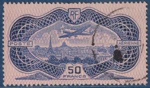 FRANCE: PA.n°15 oblitéré (cote 400€) - Imagen 1 de 2