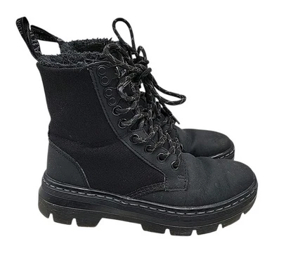 Dr. Martens Combs Thinsulate Waterproof Combat Boots Black Women’s 5 - Image 1 of 4