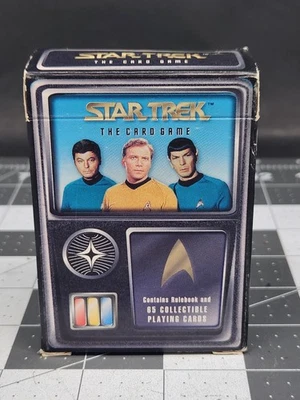 Star Trek The Card Game 65 Collectible Cards And Rulebook 1996 Box  - Image 1 of 4