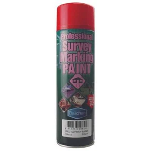 Balchan Professional Survey Marking Paint Brilliant Red 350g - Picture 1 of 2